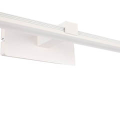 Modern Minimalist LED Bath Light Ultra-thin Vanity Bathroom Light Bar for Modern Home Lighting, Brushed Black/White