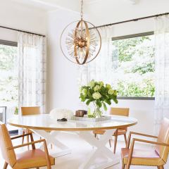 Modern Orb Frame Sputnik Firework Chandelier Pendant Lighting for Restaurant/ Bedroom/ Living Room/ Dining Room