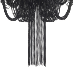 3-Light Modern Farmhouse Vintage Sector Cage Flush Mount Ceiling Light in Matte Black Design for Kitchen Island / Bedroom /Hallway