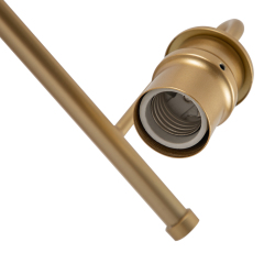 Modern Brass Cylinder Glass Shade Wall Sconces Wall Lights Over Mirror Bathroom Vanity Light for Entryway/ Living Room/ Bedroom