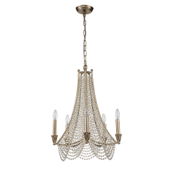 Glam Modern Luxury Crystal Empire Chandelier in Candle Style for Living Room/Dining Room/ Bedroom/ Restaurant
