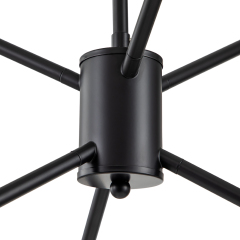 6-Light Modern Contemporary Sputnik Chandelier for Restaurant/ Living Room/ Bedroom Slope Ceiling Compatible