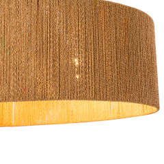 Boho Modern Handwoven Chandelier with Natural Hemp Rope Design Island Chandelier for Bedroom/ Dining Table/ Breakfast Table