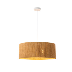 Boho Modern Handwoven Chandelier with Natural Hemp Rope Design Island Chandelier for Bedroom/ Dining Table/ Breakfast Table