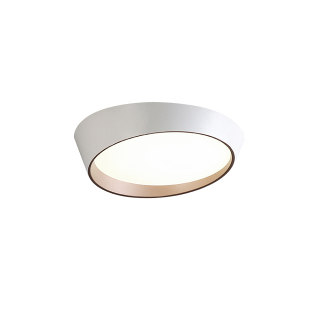 Modern Minimalist Slant Shape LED Flush Mount Truncated cone Ceiling Light for Living Room Hallway Home Office