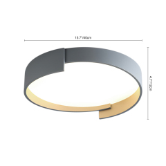 Modern Simplicity Circular Round LED Flush Mount Thin Ceiling Light For Hallway Home Office Living Room