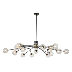 12/15/18-LIght Contemporary Modern Sputnik Glass Globe Bubble Chandelier for Restaurant/ Living Room/ Bedroom/ Dining Table