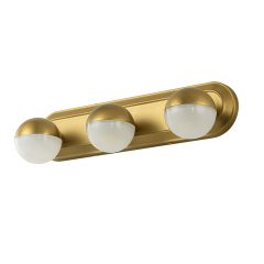 Modern Brushed Brass Spherical Geometry Wall Sconces Wall Lights Over Mirror Bathroom Vanity Light for Entryway/ Living Room/ Bedroom