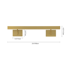 Dimmable Modern Linear Wall Sconce in LED 3000K Warm Light Bathroom Vanity Light for Kitchen/ Hallway/ Bar