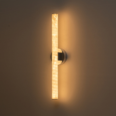 Dimmable Modern LED Bathroom Vanity Light Linear Tube Wall Sconce in 3000K Warm Light for Dressing Room/ Kitchen/ Hallway