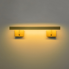 Dimmable Modern LED Bathroom Vanity Light Linear Wall Sconce in 3000K Warm Light for Kitchen/ Hallway/ Bar