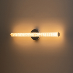 Dimmable Modern LED Bathroom Vanity Light Linear Tube Wall Sconce in 3000K Warm Light for Dressing Room/ Kitchen/ Hallway