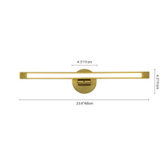 Dimmable LED Modern Minimalist Style Linear Bathroom Vanity Light Strip Bar Wall Sconce for Mirror/ Hallway