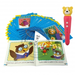 Children's English Phonics Learning Books with Smart Talking and Reading Pen