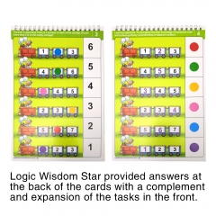 Hot Selling Educational Toys Logic Wisdom Star Books Smart Board Mind Development Gadgets for 3+ Babies