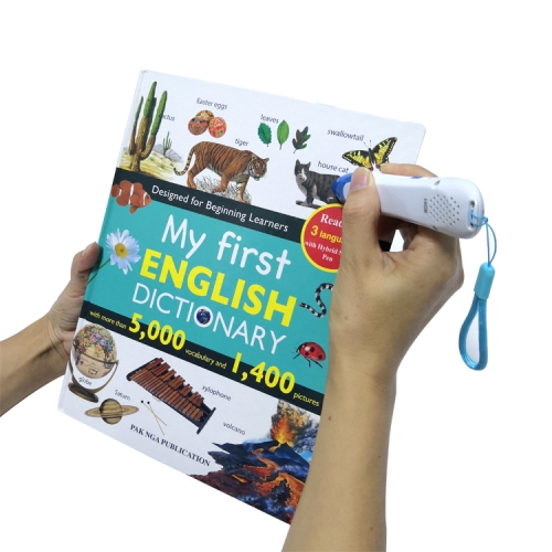 The Best English Picture Children Dictionary and Reading Pen with Bluetooth Combo Customized Languages