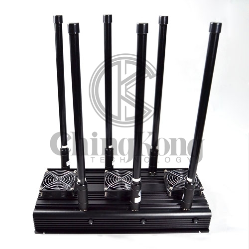 High Power 6 Bands 4GLTE Jammer Indoor Use with Output Power 70W CDMA GSM 3G 4G WIFI2.4Ghz Jamming up to 80m