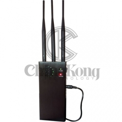 Plus Portable 6 Antennas Cell Phone Jammer, Block 2g/3G/4G and LOJACK GPS WIFI Signals, Bigger Battery