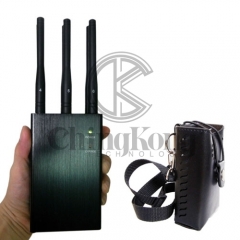 Handheld 6 Antennas Cell Phone Jammer, Block 2g/3G/4G and LOJACK GPS WIFI Signals,