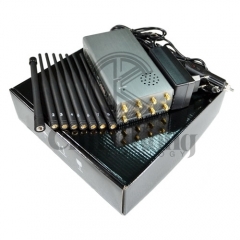 Plus 8 Antennas Portable Cell Phone Jammer,Jamming 2g/3G/4G and LOJACK GPS WIFI Signals, Bigger Battery