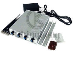 Remote Control Indoor 4 bands Signal Jammer