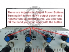 Remote Control Indoor 4 bands Signal Jammer