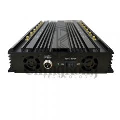 Multifunction 14 Antennas Wireless Signal Jammer For 3G 4G Wi-Fi GPS LOJACK Output power 36 Watt Shielding Radius Up to 40m