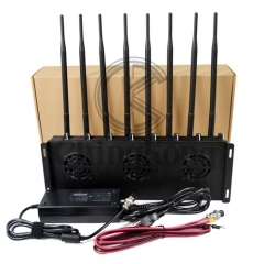 The Latest Mobile phone Signal Jammer 8 Antennas Adjustable 3G 4G Phone signal B...