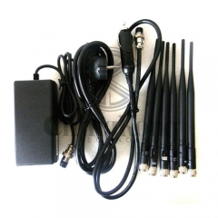 High Quality Mobile Phone Jammer 6 Antennas with WIFI2.4G 5.8G or GPS,Also Block Drone UAV Signals.