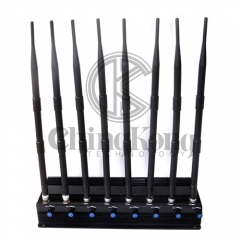 The best quality Wi-Fi Signal Jammer 8 Antennas Adjustable 3G 4G Phone signal Blocker with 2.4G 5.8G