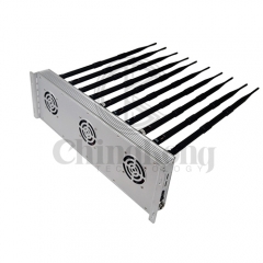 The Latest Indoor Using 10 antennas Mobile phone Signal Jammer For GSM 3G 4GLTE signal Block WIFI2.4G UHF/VHF Walkie-Talkie Signal Jammer