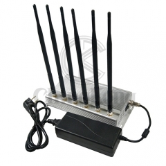 Low Price&Good Quality Mobile phone Signal Jammer with 6 Antennas GSM 3G 4GLTE signal Blocker WIFI2.4G Jammer