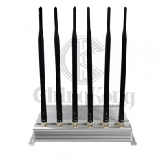 Low Price&Good Quality Mobile phone Signal Jammer with 6 Antennas GSM 3G 4GLTE signal Blocker WIFI2.4G Jammer