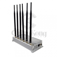 Low Price&Good Quality Mobile phone Signal Jammer with 6 Antennas GSM 3G 4GLTE s...