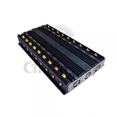 World First 18 Antennas Wireless Signal Jammer Output Power 42Watt With Infrared Remote Control Turn ON /OFF