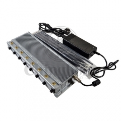 New powerful cellphone WIFI signal jammer with 8 Antennas indoor using adjustable 46W output power jamming up to 60m