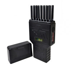 World First Handheld 16 Bands Cell Phone Signal Jammer Hidden Antenna Blocking 4G Wi-Fi5G RF Signal Jammer ,12Watt Jamming up to 20m