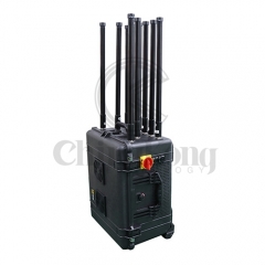 420W High Power 10 Antennas Portable 5G Mobile Signal Jammer up to 300 meters