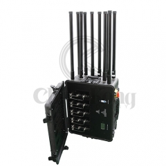 420W High Power 10 Antennas Portable 5G Mobile Signal Jammer up to 300 meters