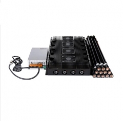 New 280W powerful 12 Antennas GSM 4G 5G mobile phone signal jammer, shielding range up to 150m