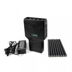 Unique 28W High Power Handheld 8 Bands Cell Phone GPS WIFI LOJACK Signal Jammer up to 50m