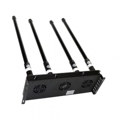 New powerful WIFI Drone Remote Control signal jammer with 4 Antennas indoor using adjustable 30W output power jamming up to 100m