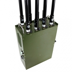 8 Bands High Power Backpack Signal Jammer With 160W Blocker 2G 3G 4G 5G WIFI GPS UHF VHF 150M