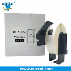 10PK EUCCOI DK-11204 0.66 in x 2.1 (White, 400 Labels) Label Rolls