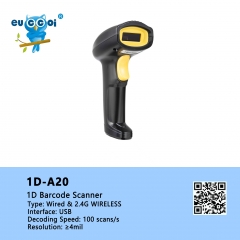EUCCOI 1D-A20 1D Barcode Scanner