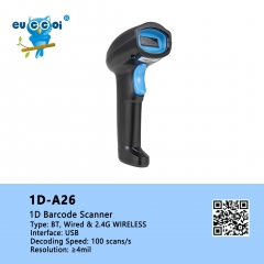 EUCCOI 1D-A26 1D Barcode Scanner