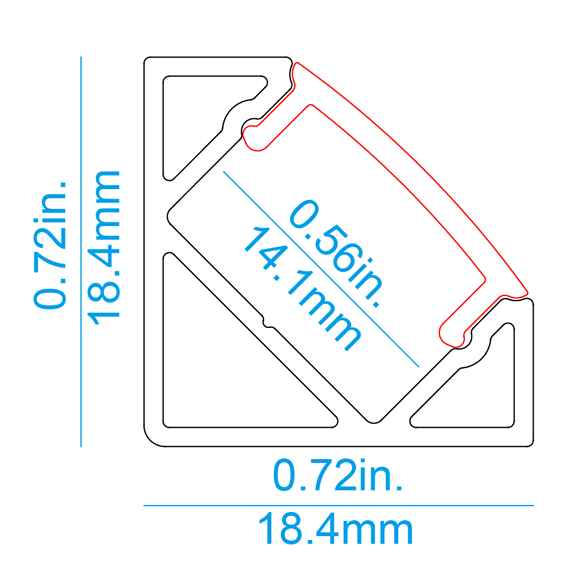 C03 Corner LED Profile