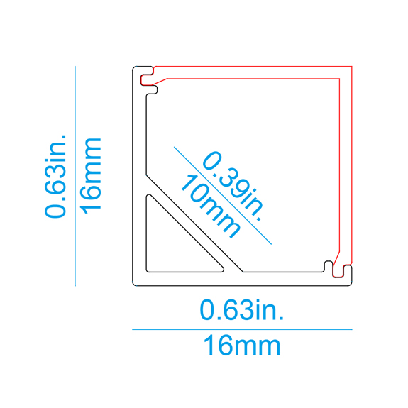 C01 Corner LED Profile