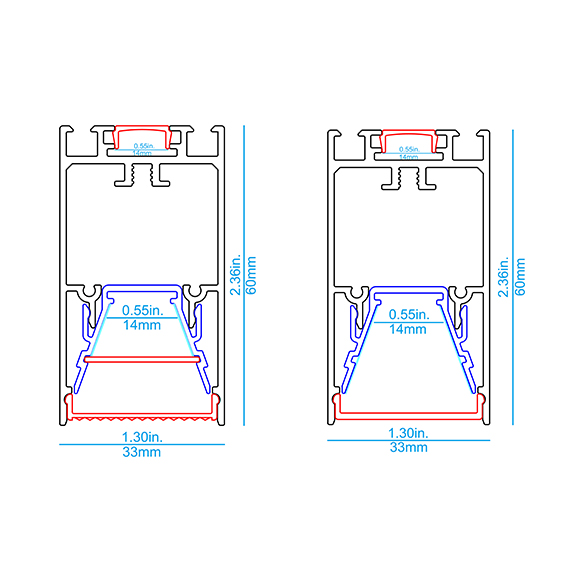 S30 Pendant/Surface LED Profile