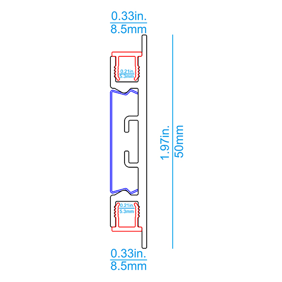 W50 Surface LED Profile